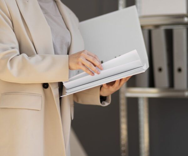 young-adult-organizing-documents